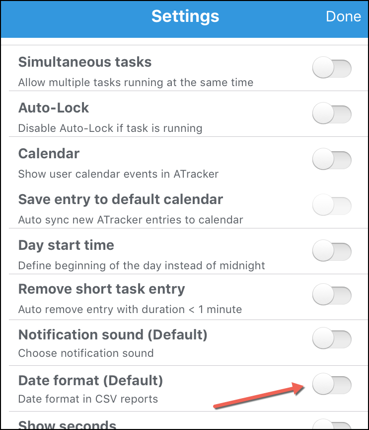 define date time format for csv export wonderapps define format