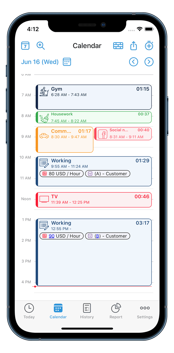 atracker daily task and time tracking